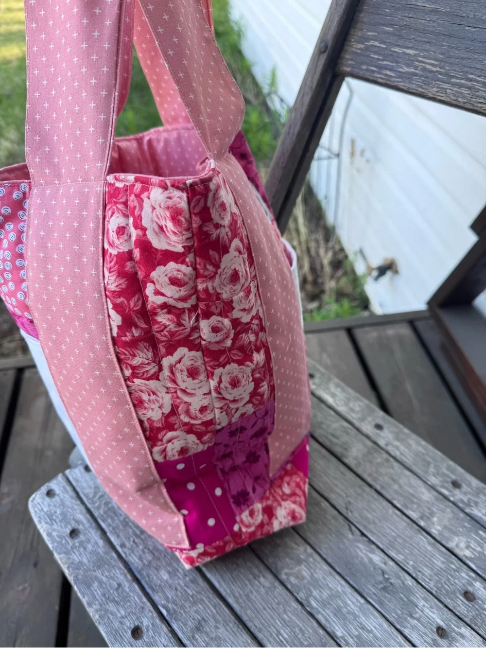 Quilted Pink Floral “Pretty in Pink”